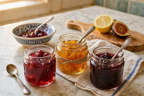 Jams Preserves Tahini and Spoon Sweets