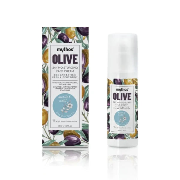 Mythos Olive Myrtil & Lentil 24hour Moisturizing Face Cream 50ml