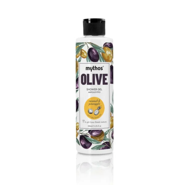 Mythos Olive Coconut and Pineapple Tonic Shower Gel 200ml