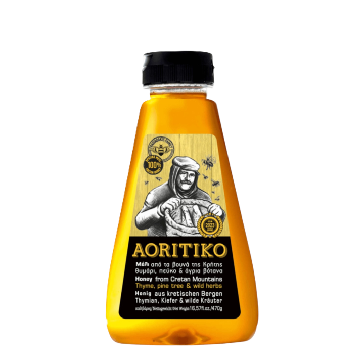 Aoritiko Cretan Honey Thyme, Pine Tree and Wild Herbs Squeeze Bottle 1.1lb (470gr)