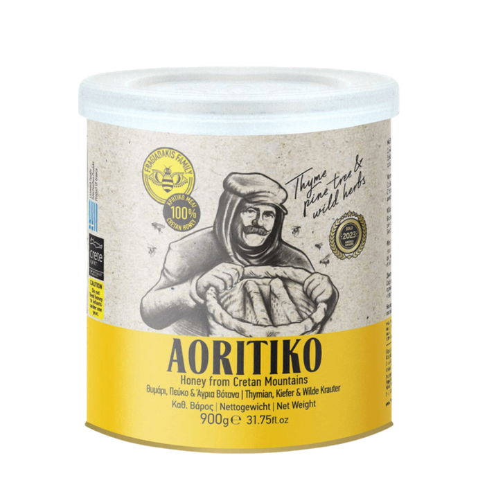 Aoritiko Cretan Honey Thyme, Pine Tree and Wild Herbs TIN 2lb (900gr)