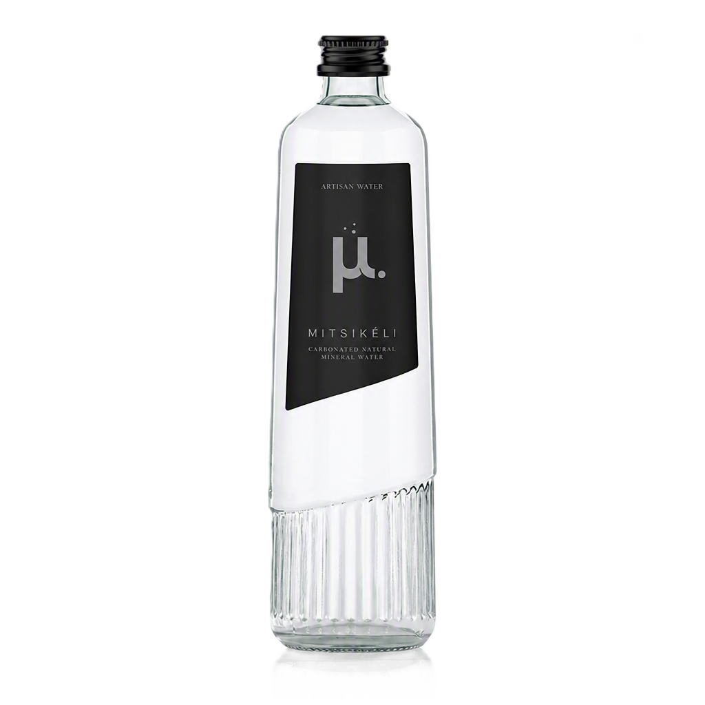 Mitsikeli-Greek Sparkling Mineral Water Glass Bottle