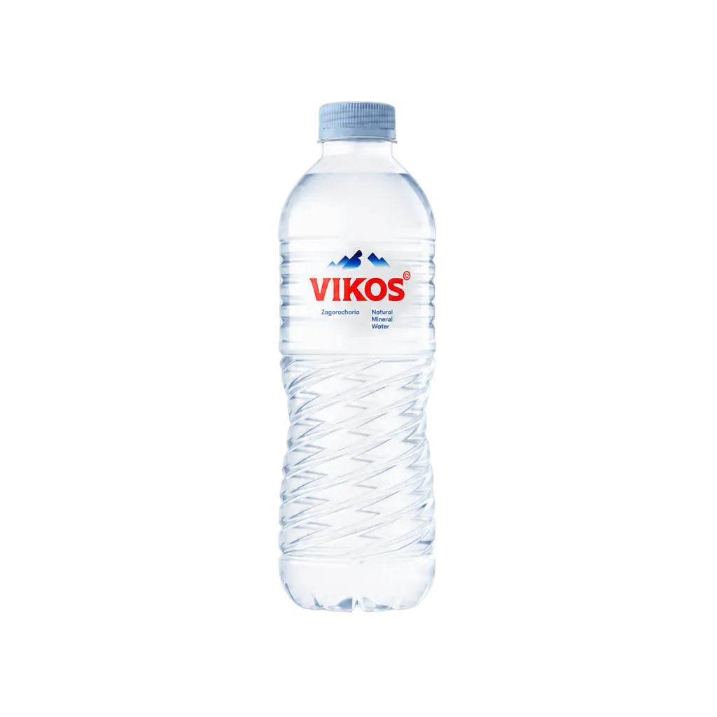 Vikos Water Small PET Bottle 24 x 16.9oz(500ml)