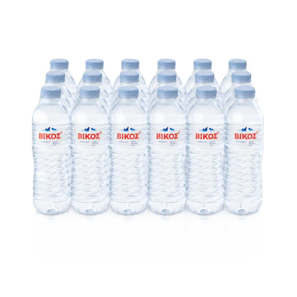 Vikos Water Small PET Bottle 24 x 16.9oz(500ml)