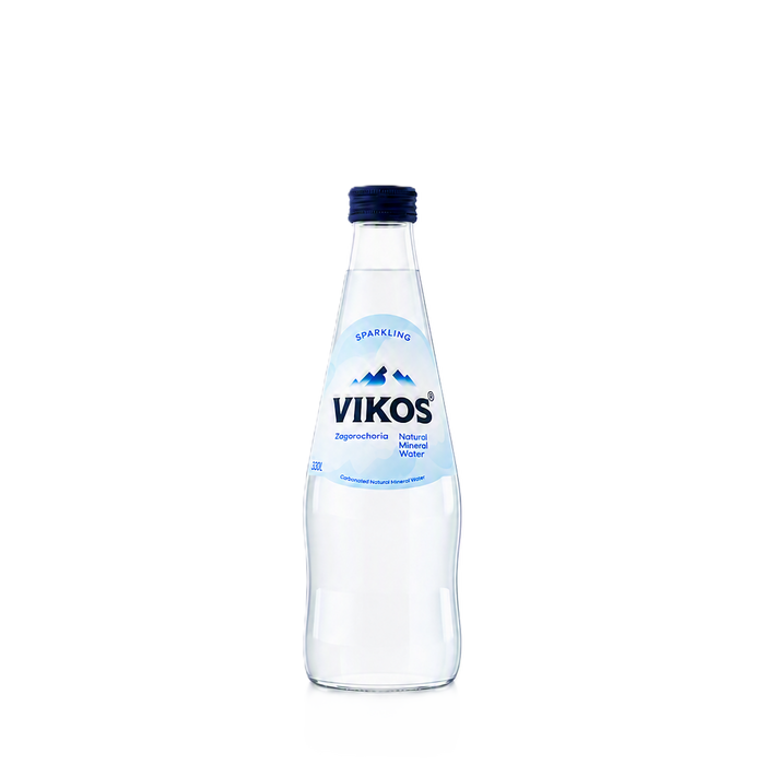 Vikos Sparkling Water Glass Bottle