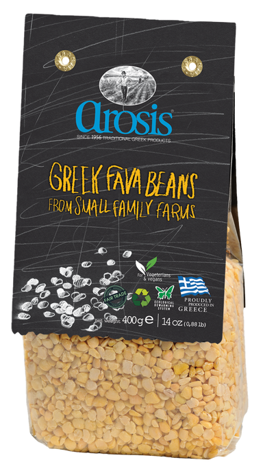 Arosis Greek Split Peas (Traditional Greek Fava), 14 oz (400 g)