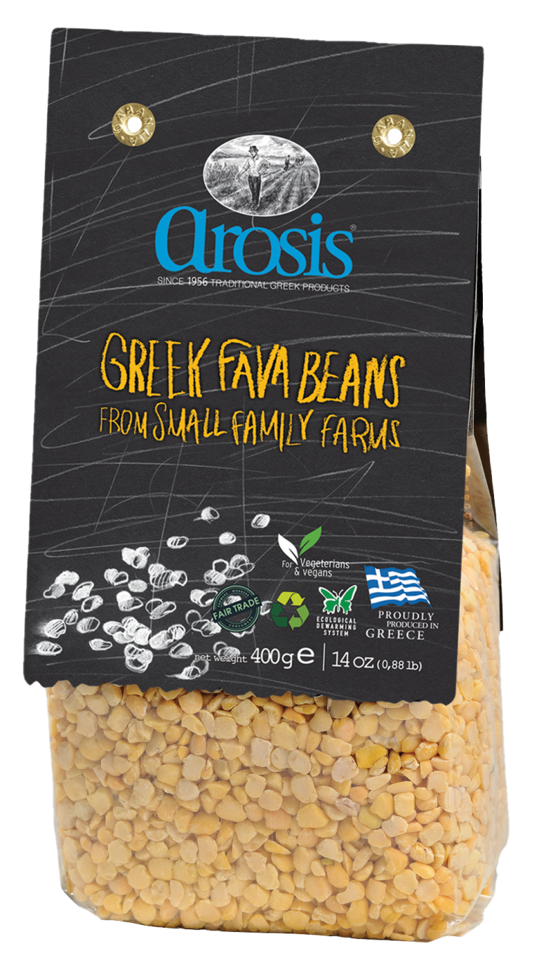 Arosis Greek Split Peas (Traditional Greek Fava), 14 oz (400 g)