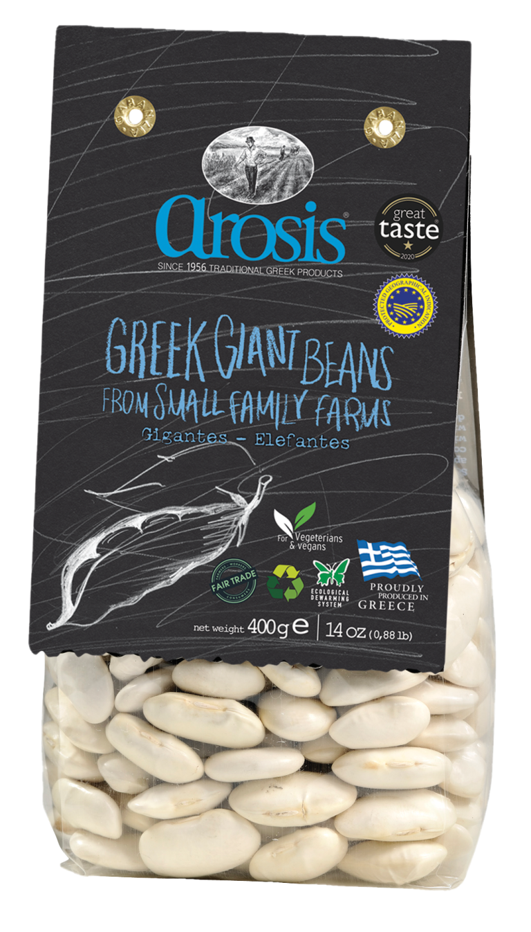 Arosis Greek Giant Beans (Gigantes-Elefantes), 14 oz (400 g)