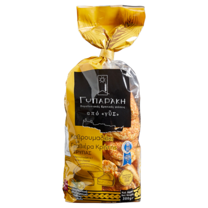 Gyparaki-Cretan Rusks with Graviera Cheese (11oz)