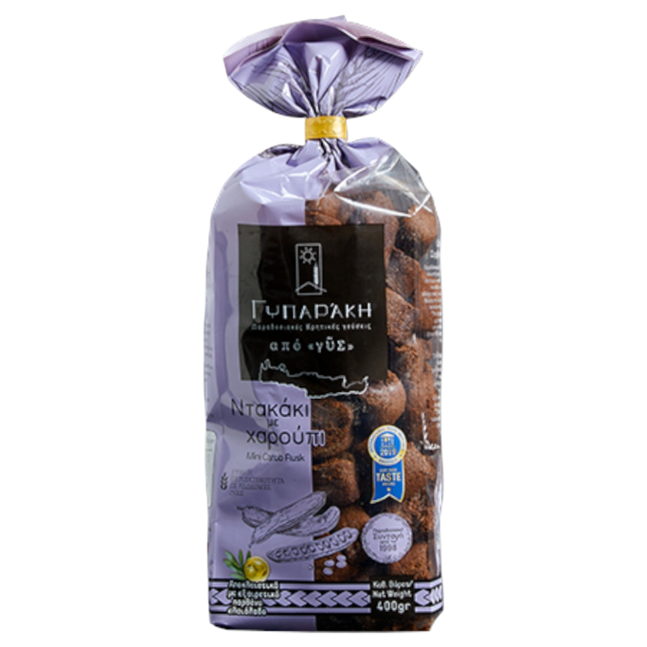Gyparaki Ntakaki Rusks Carob 14oz (400gr)