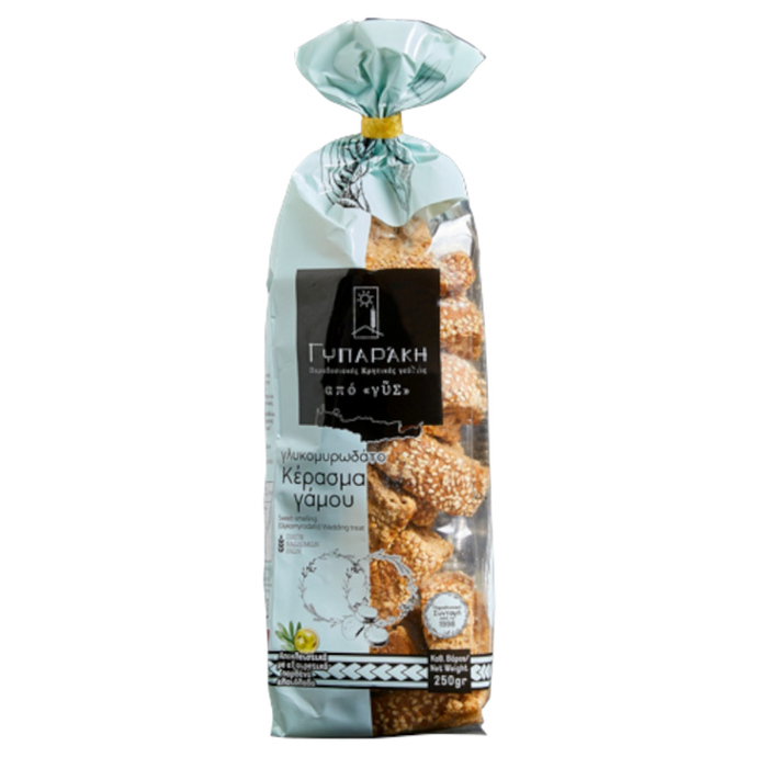 Gyparaki Sweet Smelling Wedding Cookie (Kerasma Gamou) 2-pack (2 x8.8oz (250gr))