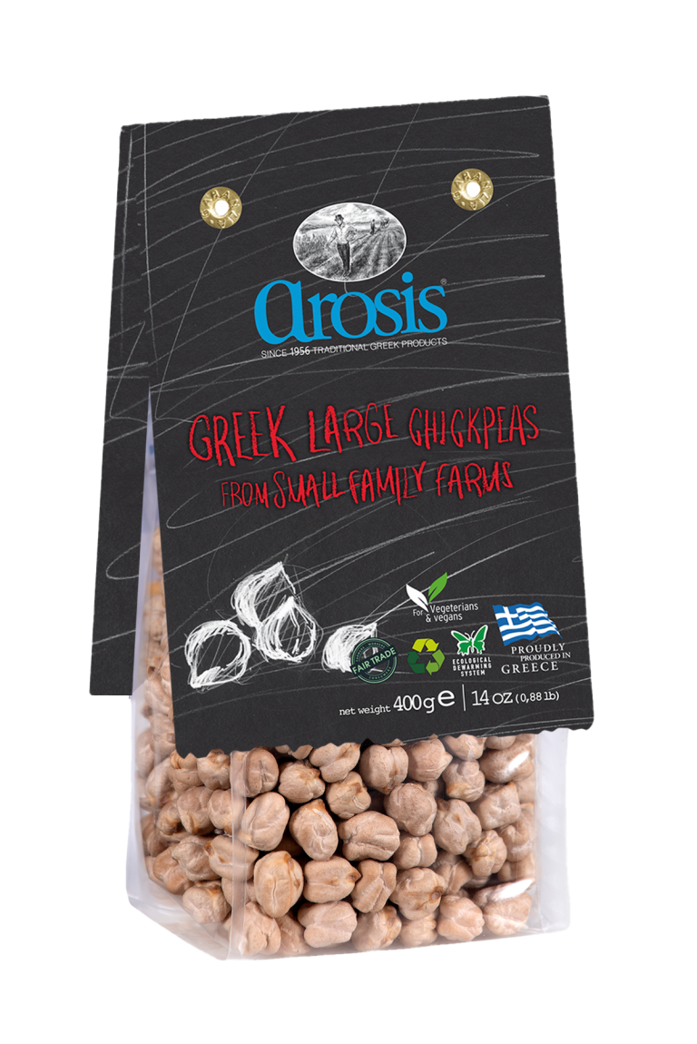 Arosis Greek Large Chickpeas, 14 oz (400 g)