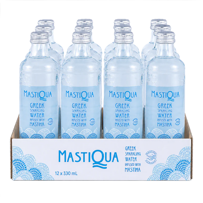 Mastiqua Sparkling Drink with Masticha Water NRB Glass 11.2oz (330ml)