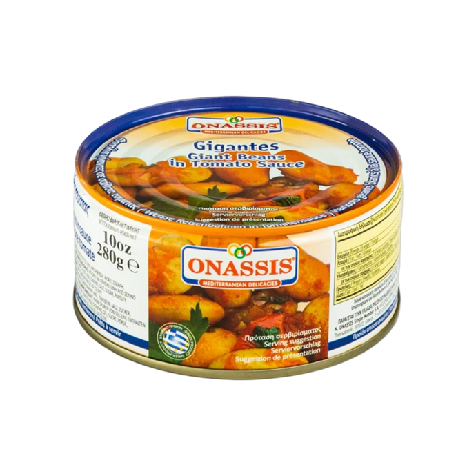 Onassis Cooked Giants Beans In Tomato Sauce 10oz (280gr)