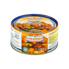 Greek Giant Beans in Tomato Sauce (Gigantes) 10oz - Onassis
