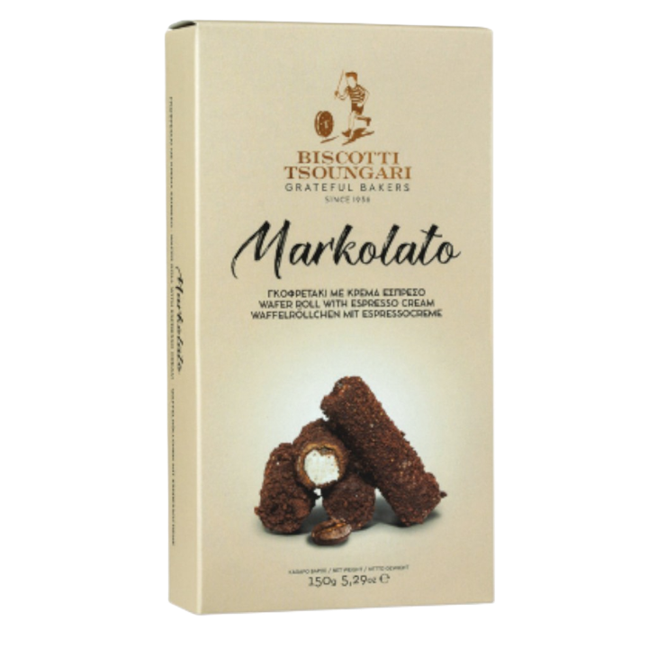 Biscotti-Markolato Filled Wafer Rolls
