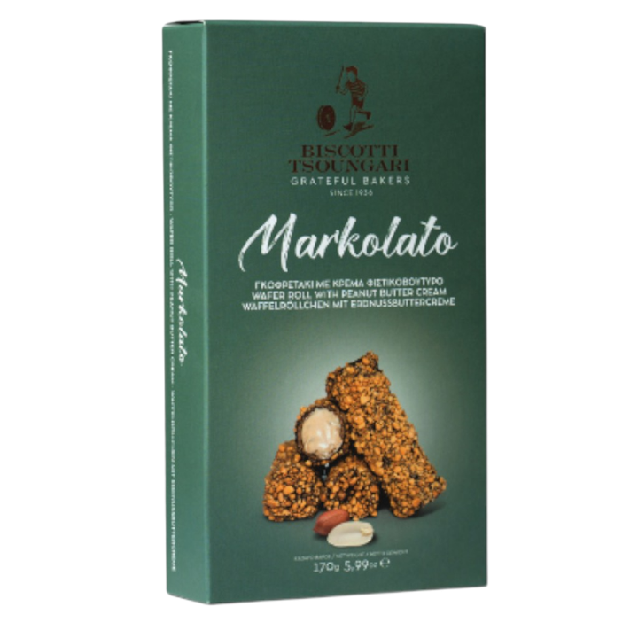 Biscotti-Markolato Filled Wafer Rolls