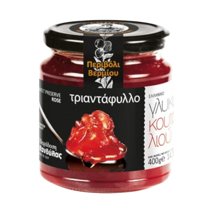 Kandylas-Sweet Preserve Rose Glass Jar 14.1oz (400gr)