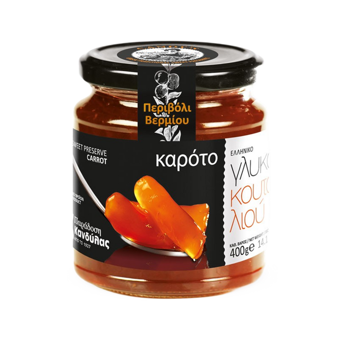 Kandylas Sweet Preserve Carrot Glass Jar 14.1oz (400gr)
