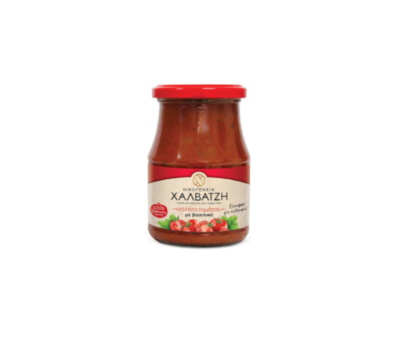 Halvatzis-Greek Tomato Sauce with Basil 12.7oz