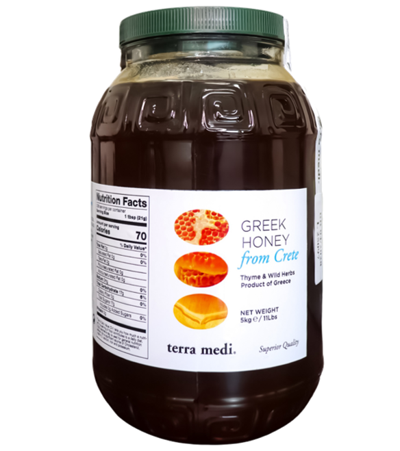 Terra Medi Honey Cretan Thyme, Pine Tree, & Wild Herbs PET 11lb (5kg)