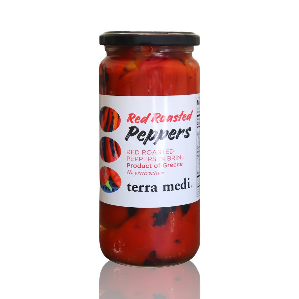 Terra Medi Terra Medi Roasted Red Peppers in Glass Jars 12.3oz(350gr)