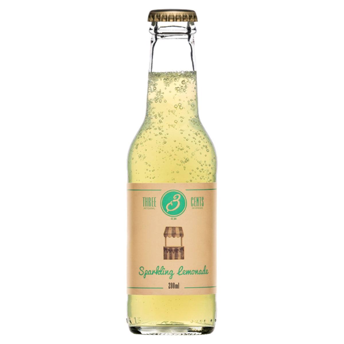 Three Cents-Sparkling Lemonade 6.76 oz (200ml)