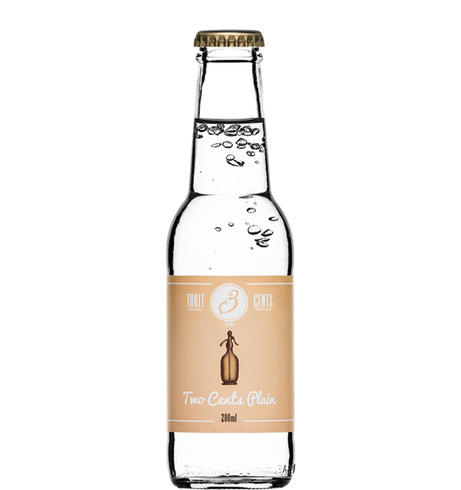Three Cents Plain Soda 6.76 oz (200ml)