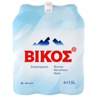 Vikos-Water PET 6 x 1.5lt(1500ml)