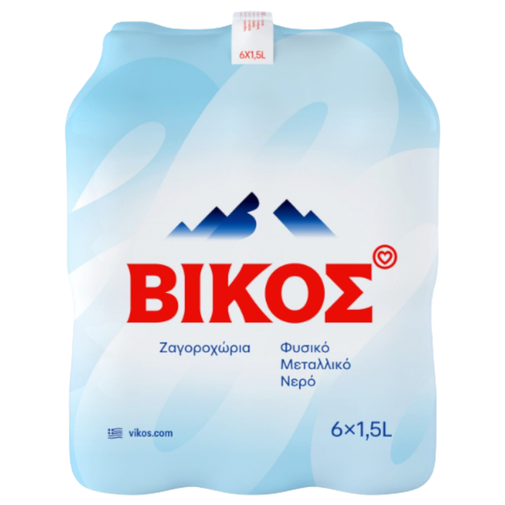 Vikos Water PET 6 x 1.5lt(1500ml)