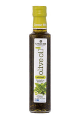 Greek Basil Olive Oil (Finishing) - Cretan Mill
