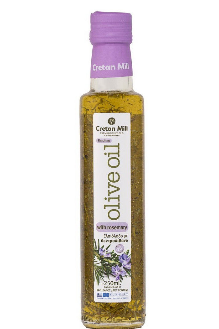 Cretan Mill-Greek Rosemary Olive Oil (Finishing)