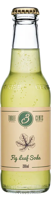 Three Cents Fig Soda 6.76 oz (200ml)
