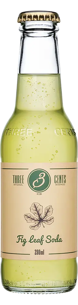 Three Cents Fig Soda 6.76 oz (200ml)