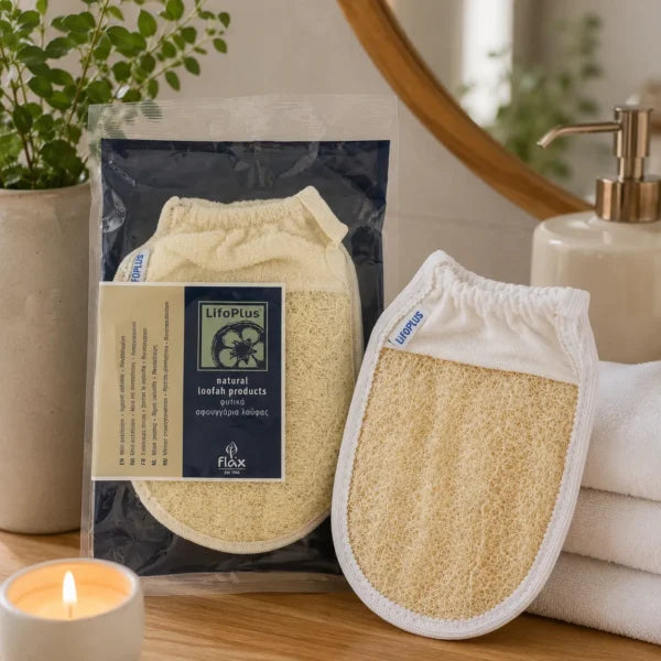 Lifoplus Classic Bath Loofah Mitt