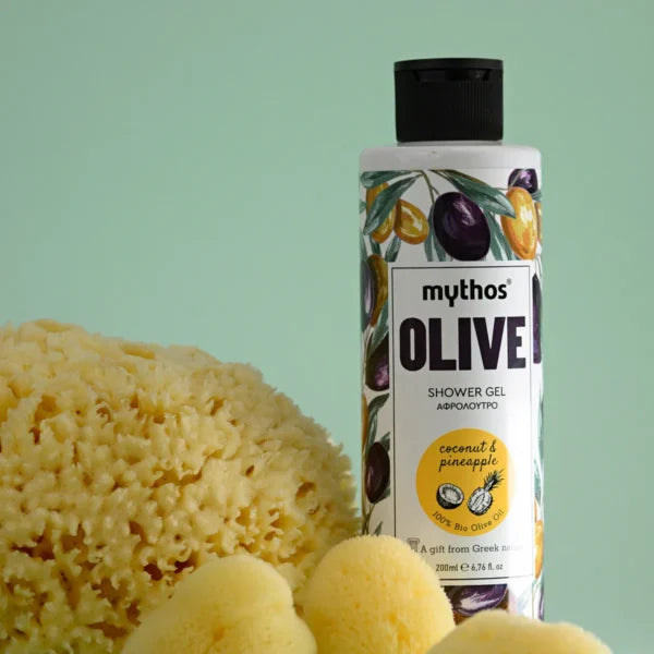 Mythos Olive Coconut and Pineapple Tonic Shower Gel 200ml